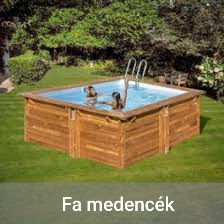 Fa medencék