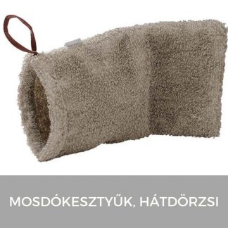 Mosdókesztyű, hátdörzsi